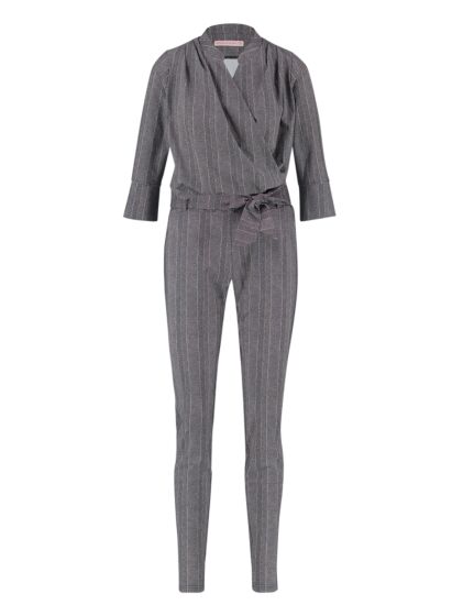 Studio Anneloes Marian herringbone jumpsuit black/