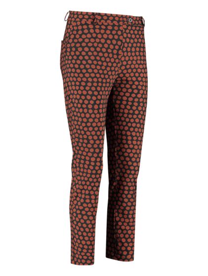 Studio Anneloes Apple dot trousers darkblue/terra