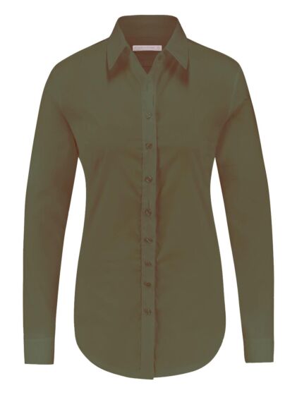 Studio Anneloes Poppy poplin blouse jungle green