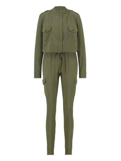 Studio Anneloes Larita cargo jumpsuit army