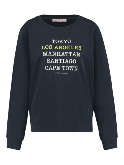 Studio Anneloes - City sweater dark blue