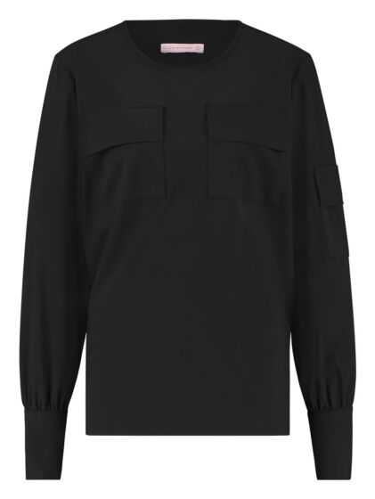 Studio Anneloes Cargo fancy blouse black