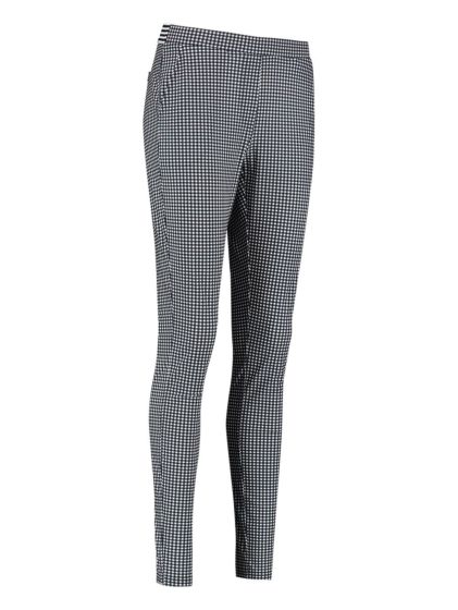 Studio Anneloes Pascal small check trousers offwhi
