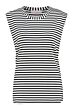 Studio Anneloes - Pien viscose T-shirt navy/white