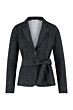 Studio Anneloes - Tesk animal blazer black/dark gr