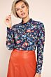 Studio Anneloes Poppy flower blouse classic blue