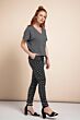 Studio Anneloes Upstairs zig zag trousers black/of