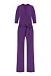 Studio Anneloes - Belton wrap jumpsuit plum
