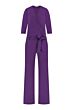 Studio Anneloes - Belton wrap jumpsuit plum