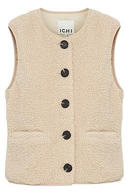 Ichi gilet teddy WA15 Doeskin 