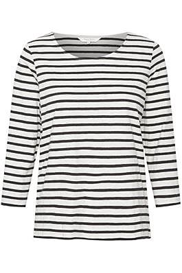 Part Two Kemmal blouse black stripe