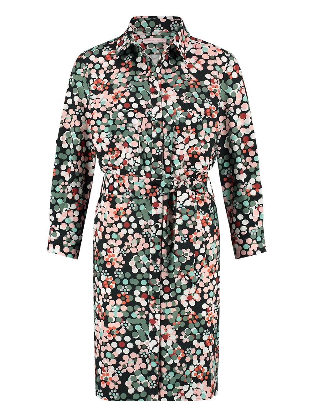 Studio Anneloes Loppy dot dress black nude online kopen bij Fier