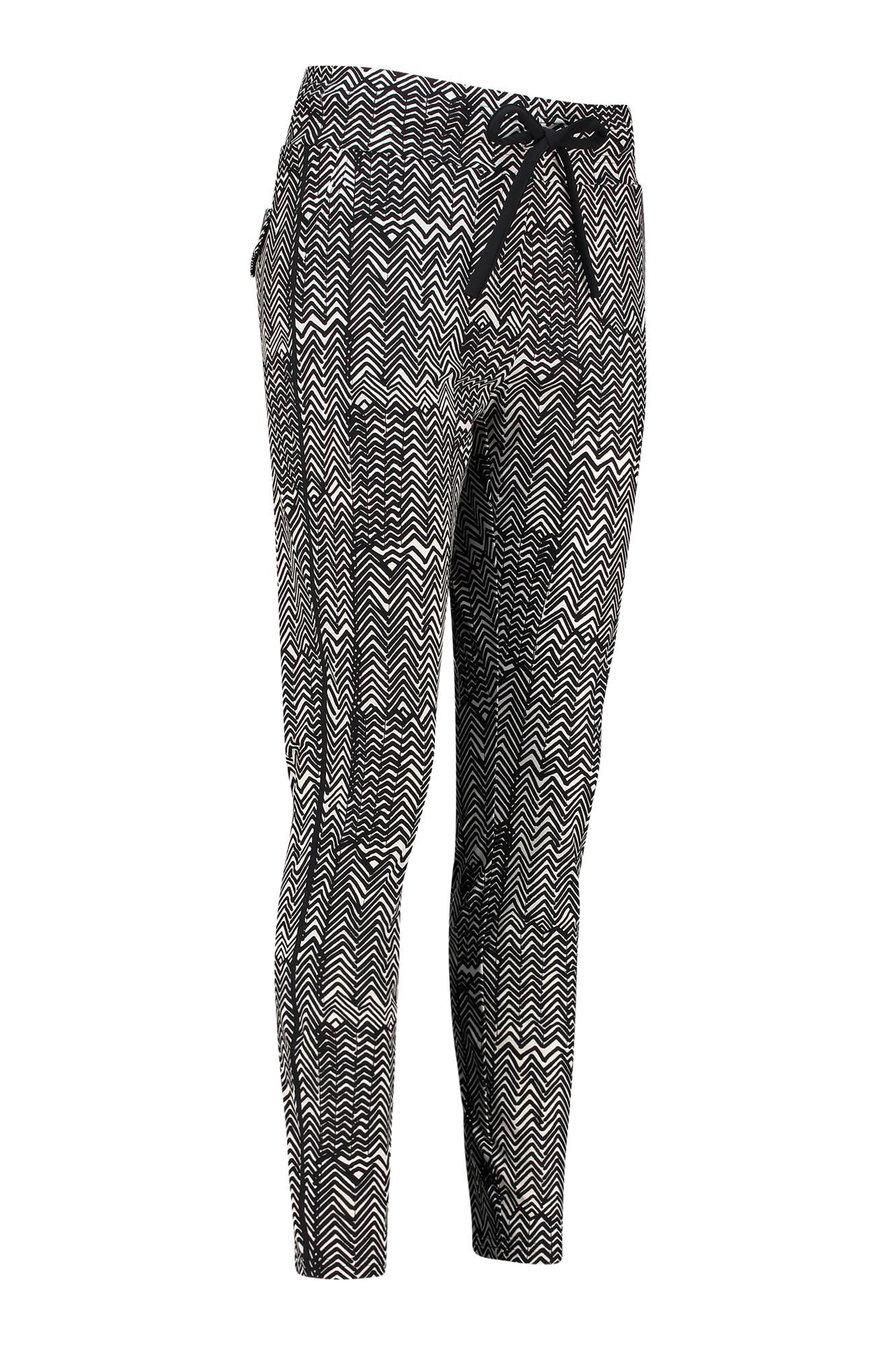 Studio Anneloes Road marker trousers offwhite blac online kopen bij Fier Mode. 04820 1190 off white