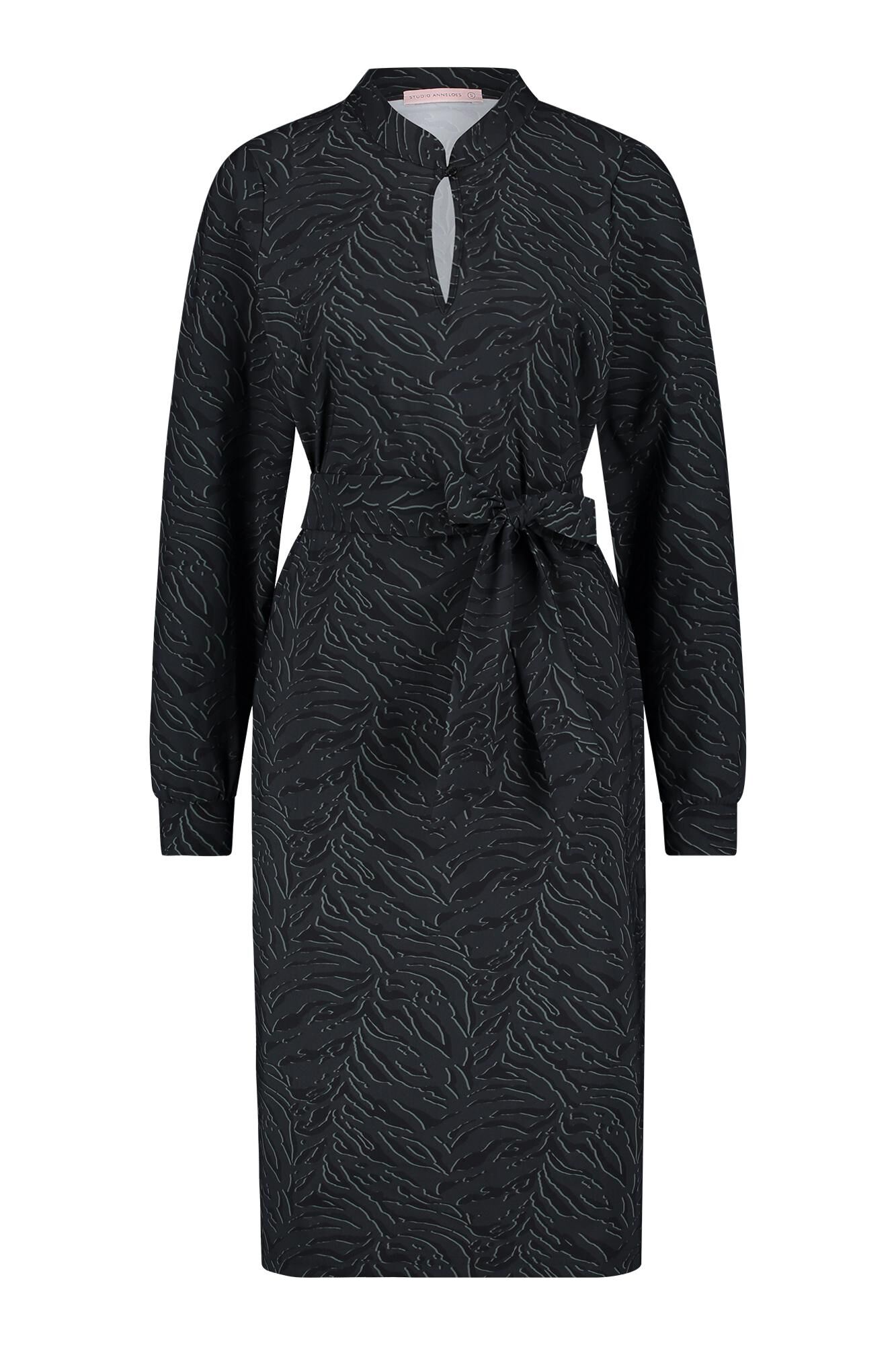 Studio Anneloes Belle animal dress black dark gr online kopen bij Fier Mode. 05043 9099 black dar