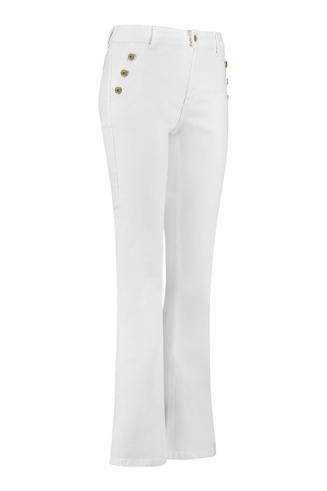 Studio Anneloes Sailor denim trousers white online kopen bij Fier Mode. 07456 1000 white