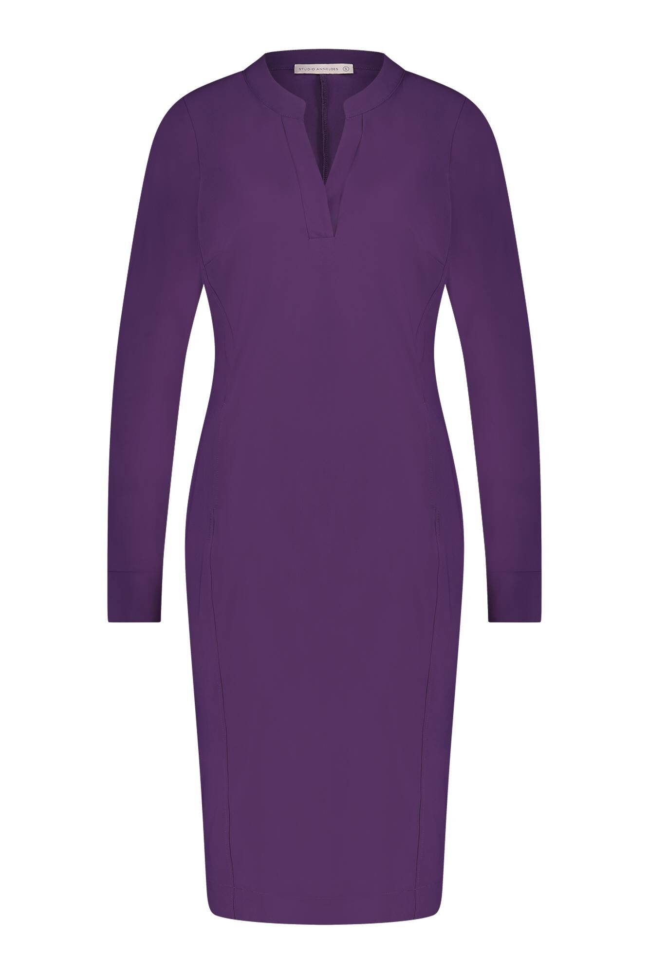 Studio Anneloes Simplicity LS dress plum