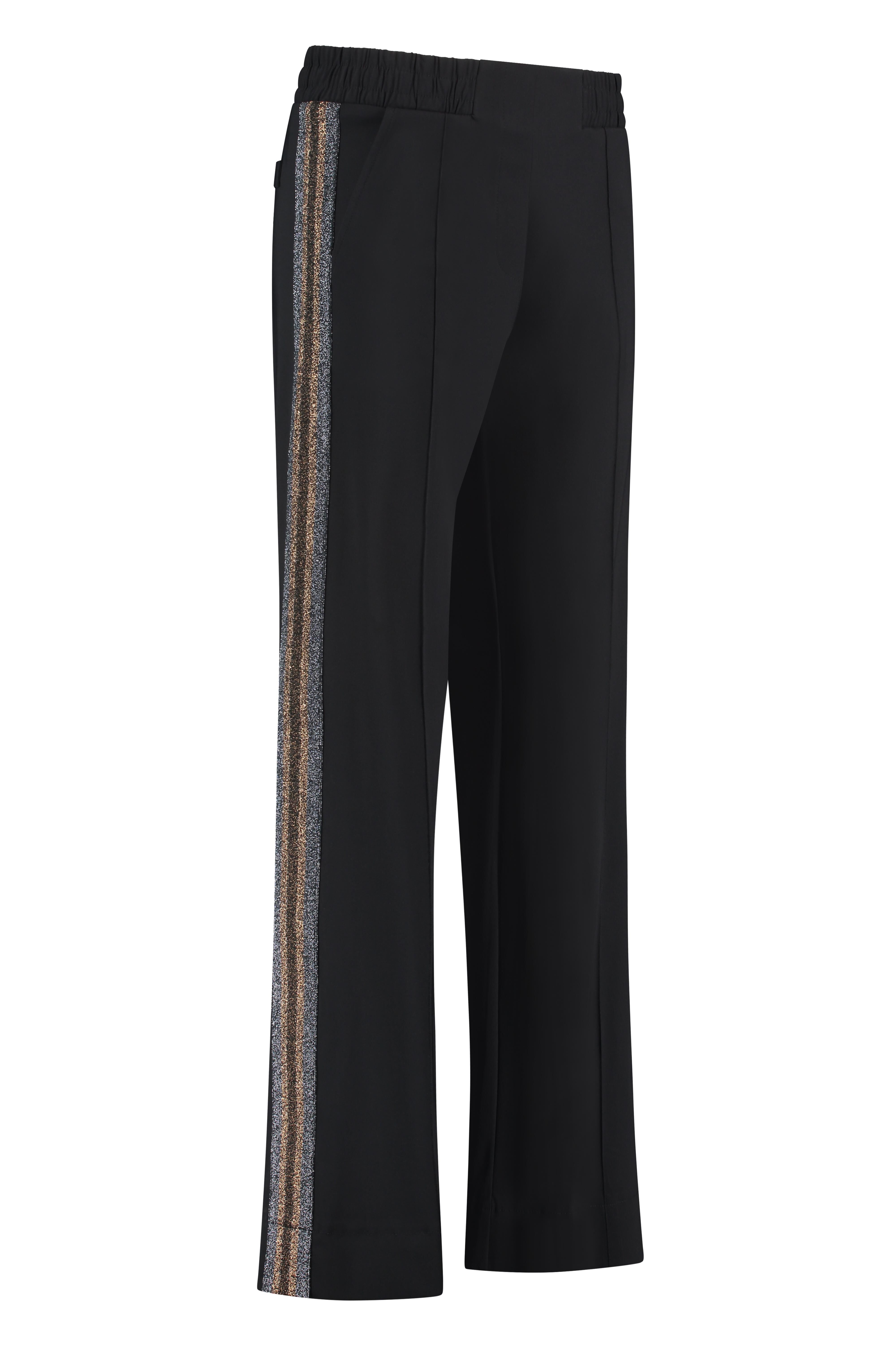 Studio Anneloes Rikki tape trousers black online kopen bij Fier Mode. 09218 9000 black