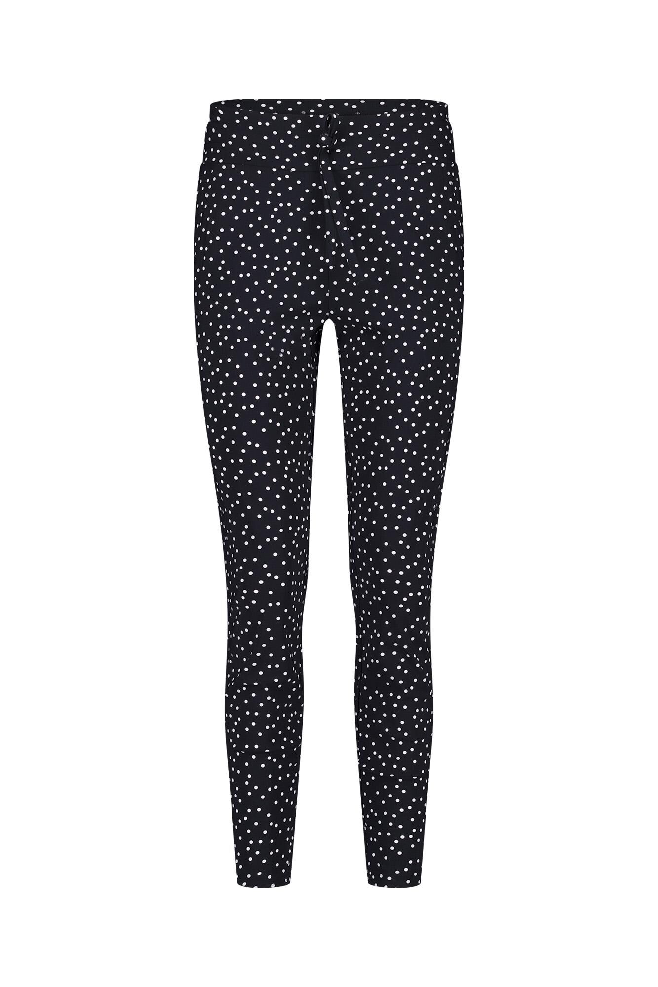 Studio Anneloes Startup irr dots trousers black of