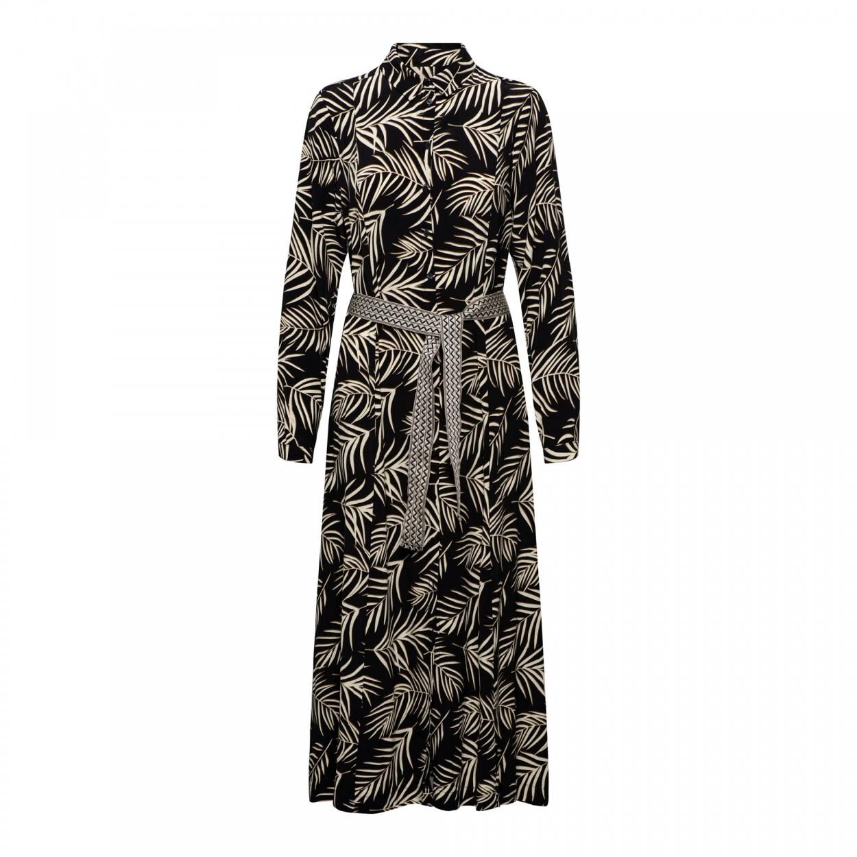 Co Woman dress Alexia leave black online kopen bij Fier Mode. DR204 99050 A Black
