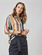 Summum Blouse printed stripe 2s2581 multicolour