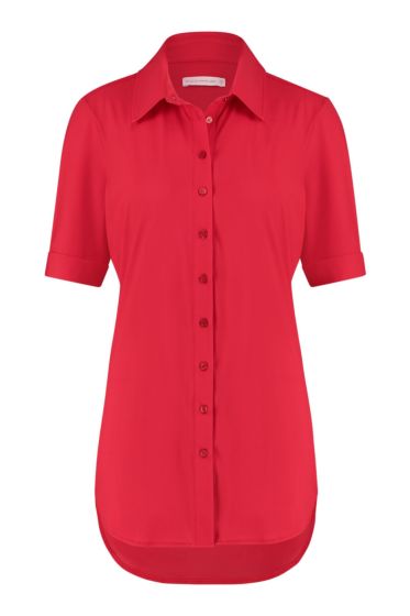 Studio Anneloes - Poppy blouse SS fold. cuff red