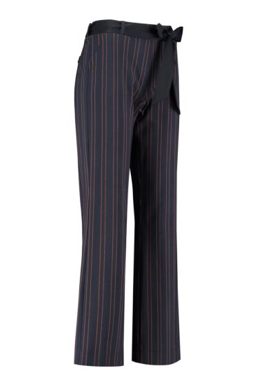 Studio Anneloes - Marilyn pinstripe trousers darkb