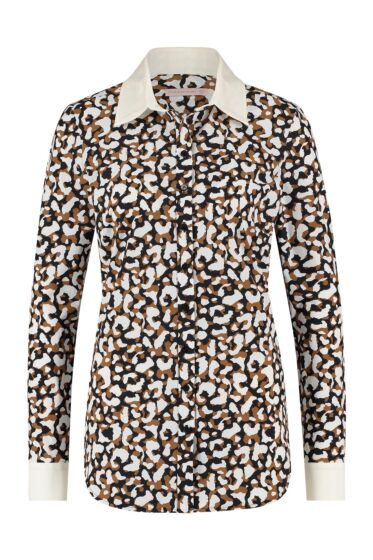 Studio Anneloes Poppy fancy leopard blouse 05476