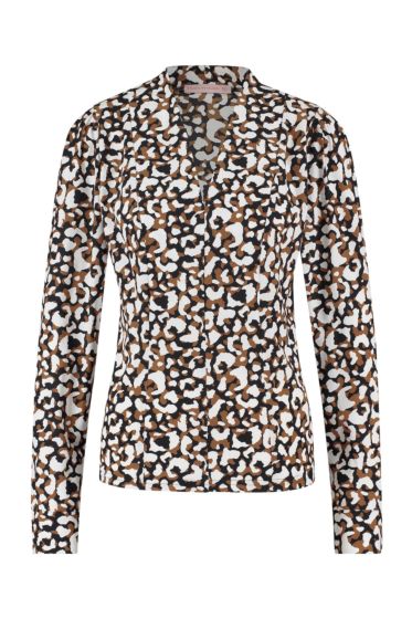Studio Anneloes Sarah leopard shirt 05478 cinnam