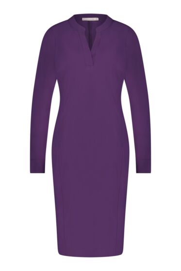Studio Anneloes Simplicity LS dress plum