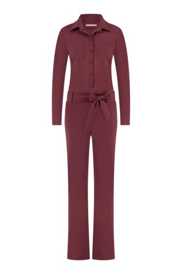 Studio Anneloes Angel ls jumpsuit bordo