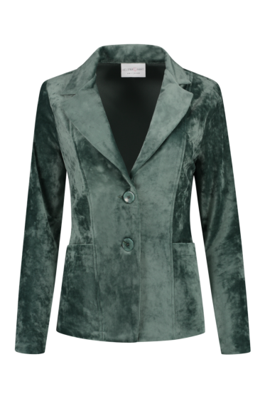 Helena Hart blazer velour kort