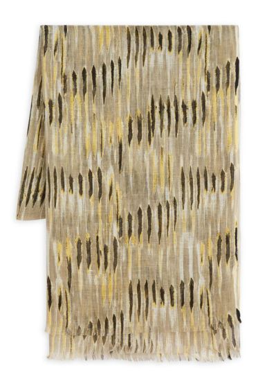 Kyra scarf Imme linen ikat stripe kit-Onesize