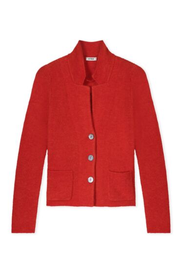 Kyra cardigan cardigan knit woolmix true red