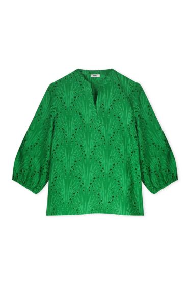 Kyra blouse balloon Svana fern green