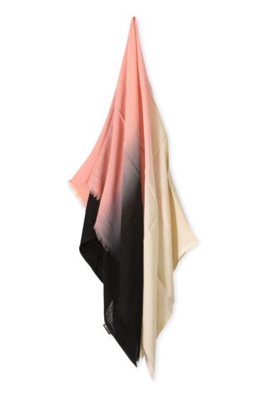 Kyra Violette scarf 3 color dipdyed pink blush-Onesize