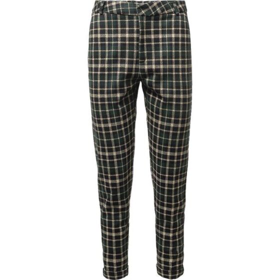 Summum Trouser tapered sparkle plaid 4s2021 deep g