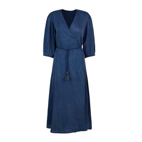 Summum Dress wrap 5s1234 indigo