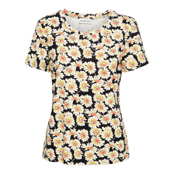 &Co Woman Vere top Flower black Multi