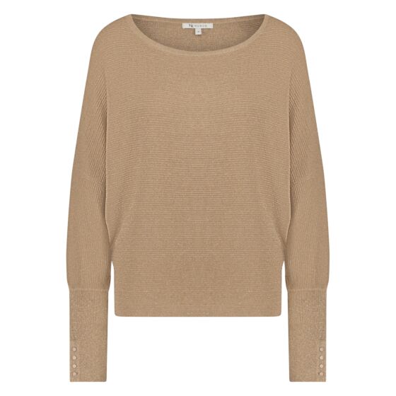Nukus pullover Batwing camel