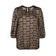 Summum Top puff sleeves 2s2585 walnut