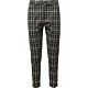 Summum Trouser tapered sparkle plaid 4s2021 deep g