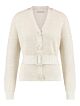 Studio Anneloes Mina lurex cardigan offwhite