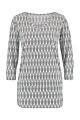 Studio Anneloes - Tandem leaf shirt white/darkgrey