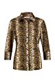 Studio Anneloes Poppy tiger shirt 3/4 cuff camel/b