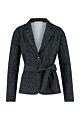 Studio Anneloes - Tesk animal blazer black/dark gr