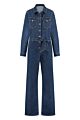 Studio Anneloes Aubrey denim jumpsuit dark jeans