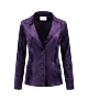 Helena Hart blazer velour kort paars