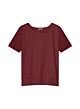 Kyra top Ivanka wine red