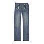 Summum Flared jeans printed stripe denim
