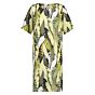 Kyra & Ko dress Dionne leaf print mimosa